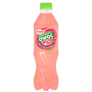 Hortex Gazowany Owoc napój o smaku grejpfrutowym butelka 500ml