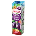Hortex Sok 100% jabłko śliwka karton 1L