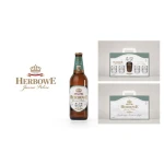 Zestaw 4 piwa Herbowe Cieszyn 4x500ml + szklanka