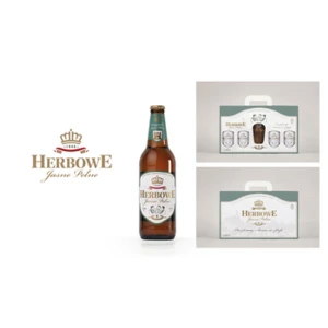 Zestaw 4 piwa Herbowe Cieszyn 4x500ml + szklanka
