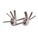 Rowerowy multitool COMPACT, kompaktowy multitool, klucz hex: 2,3,4,5,6 mm, wkrętak krzyżakowy, śrubokręt, materiał narzędzia: stal węglowa