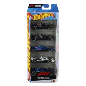 Hot Wheels Formuła 1 Samochodziki Bolidy F1 5-pak