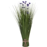 Pęczek trawy z kwiatami 55cm