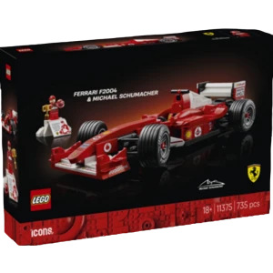Klocki LEGO Icons 11375 Ferrari F2004 i Michael Schumacher