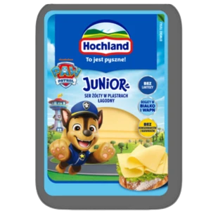 Hochland Ser żółty Junior w plastrach 135 g