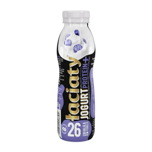 Jogurt Łaciaty jagoda ze śmietanką z wysoką zawartością białka w butelce typu PET 360g 1775829464635-epweb.png