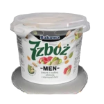 Jogurt 7 ZBÓŻ MEN z maliną i pistacją ze zbożami, pestkami słonecznika i dyni 300g