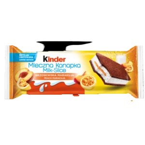 Kinder mleczna kanapka brzoskwinia marakuja 28g