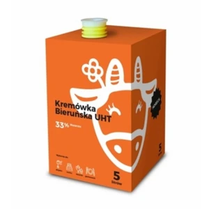 Kremówka Bieruńska UHT 33% tłuszczu 5l OSM Bieruń