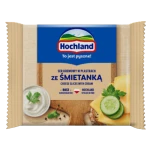 Hochland ze śmietanką. Ser kremowy topiony w plastrach ze śmietanką 130g