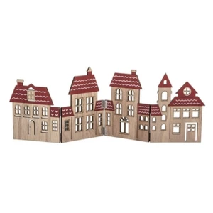 Figurka drewniana składana 44x15,5 cm dek. domki Altom Design