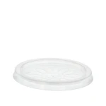 Pokrywki z PP, "airpac", okrągłe, średnica 11,5 cm, 1 cm, przezroczyste, "REUSE", 25 szt.