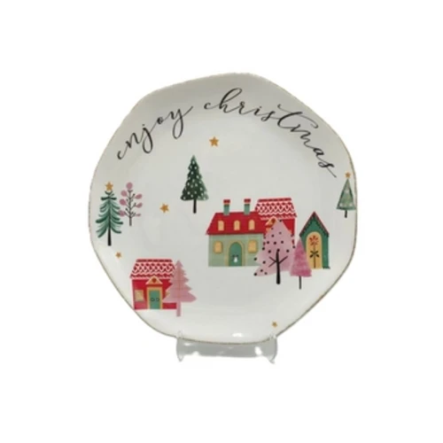 Talerz świąteczny nieregularny kształt 25 cm Qking 1775824514651-e7h4d8.png