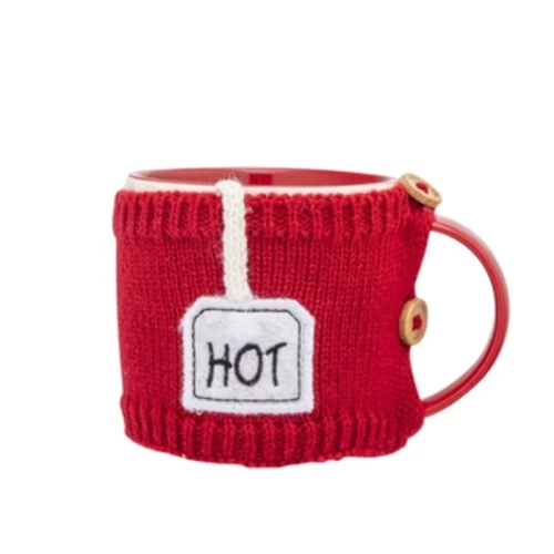 Kubek 380 ml z ocieplaczem sweterkowym czerwonym Altom Design 1775824576249-acndp.png