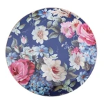 Talerz deserowy róża 20 cm granatowy Altom Design