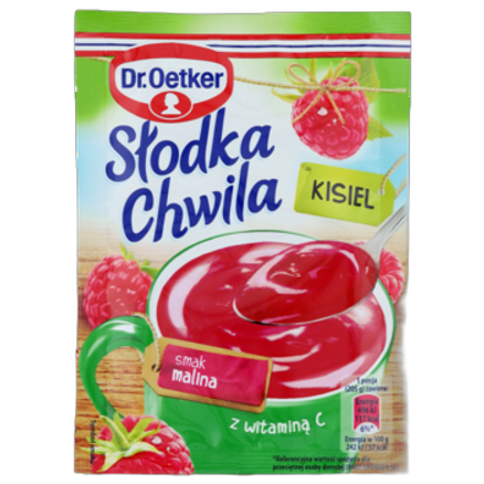 Słodka Chwila Kisiel malinowy Dr. Oetker 30 g Słodka Chwila Kisiel malinowy Dr. Oetker 30g