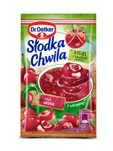Słodka Chwila Kisiel wiśniowy z owocami Dr. Oetker 31,5 g