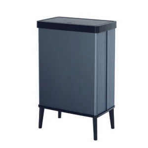 Kosz na śmieci wysoki Curver Verto IML perłowy niebieski 54L