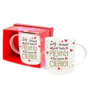 Kubek TOP-038 Mój świat jest piękny...