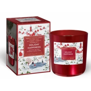 Świeca zapachowa w szkle Winter Time Holiday Happiness 150g 35h