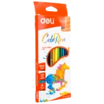 Deli kredki ołówkowe bezdrzewne ColoRun 12 kolorów