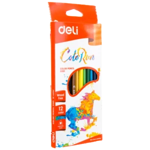 Deli kredki ołówkowe bezdrzewne ColoRun 12 kolorów