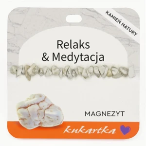 Bransoletka BRA-060 Relaks & Medytacja (magnezyt)
