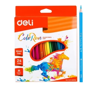 Deli kredki ołówkowe bezdrzewne seria Colorun 24 kolorów