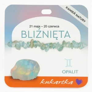 Bransoletka BRA-043 Znak zodiaku (Bliźnięta, opalit)