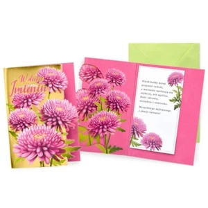 Karnet DK-1384 Imieniny (kwiaty)