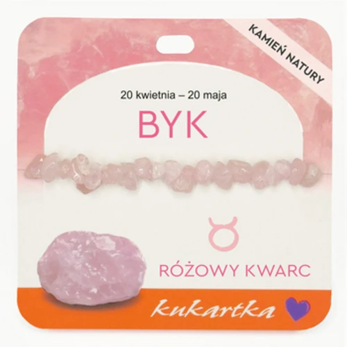Bransoletka BRA-040 Znak zodiaku (Byk, różowy kwarc) 1775826701164-0b9dfze.png