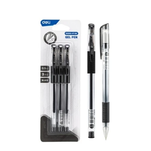Długopis żelowy Deli 0,5mm czarny 3szt 1775826711388-ydkrxq.png