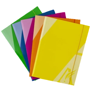 Teczka kolor fluo A4 z gumką