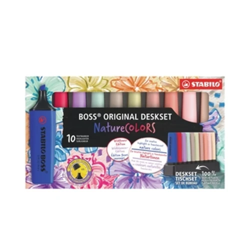 Zakreślacz STABILO BOSS NatureCOLORS Wildflowers podstawka na biurko 10 szt. 1775826729013-zsosxn.png