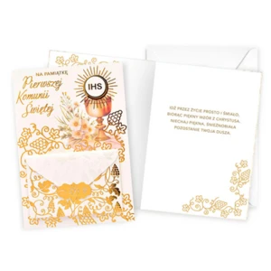 Karnet DK-1242 Komunia (koperta)