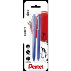 Pentel długopis iZee BX467 niebieski x 2 sztuki, blister