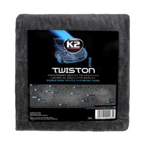 K2 TWISTON PRO dwustronny ręcznik do osuszania lakieru ze skręconym włosiem, 60x90cm