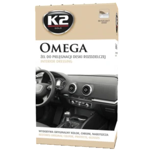 K2 OMEGA 500ml żel do pielęgnacji deski rozdzielczej + aplikator + mikrofibra
