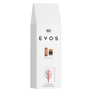 K2 EVOS SPARTA zawieszka zapachowa z litego drewna + perfumy + kartonik prezentowy