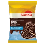 SONKO Wafle ryżowe w czekoladzie deserowej bez dodatku cukru 30g