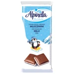 Alpinella Czekolada mleczna z nadzieniem mlecznym (50%) 100 g