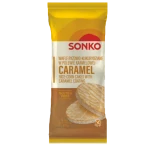 SONKO Wafle ryżowo-kukurydziane w polewie karmelowej 65g