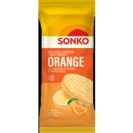 SONKO Wafle ryżowo-kukurydziane o smaku pomarańczy 65g