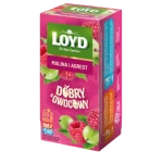 Loyd Herbata o smaku malina i agrest 20x2,5g