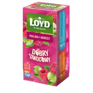 Loyd Herbata o smaku malina i agrest 20x2,5g
