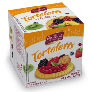 Kruche foremki do deserów okrągłe 200g