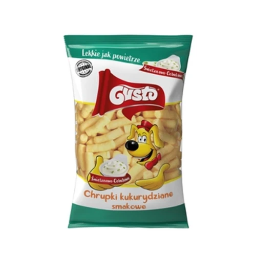 Gusto Chrupki kukurydziane o smaku śmietanowo- cebulowym 100 g 1775831044486-epti7m.png