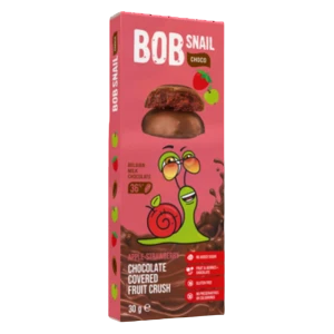 Bob Snail Choco Jabłko-Truskawka 30g