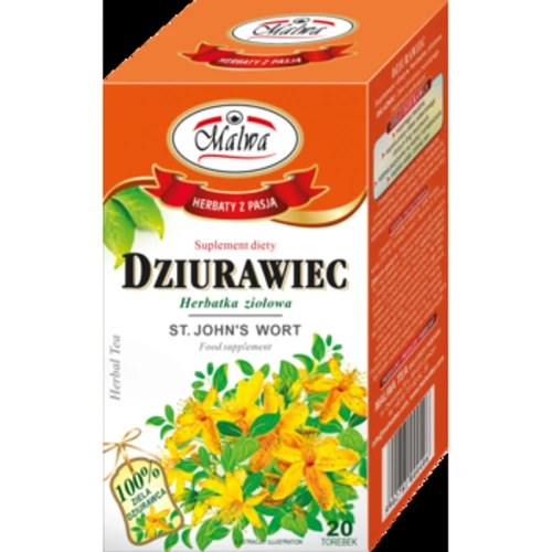 Malwa Herbatka ziołowa dziurawiec suplement diety 20x1,5g 1775831137860-e67o0t.png