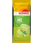 SONKO Wafle ryżowo-kukurydziane o smaku limonki 70g